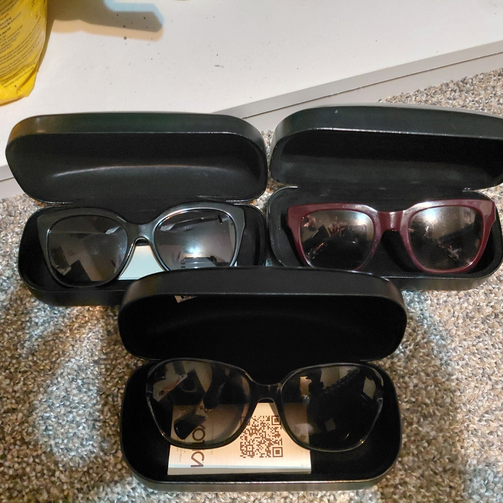 Coach Women's Sunglasses - Black and Purple - Picture 3 of 7
